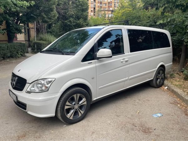Shkup, shitet  Mercedes Vito 113 Long CDI 2014 Diesel 2.2 Benzin, gri metalizato automatik Kondicioner 106.500 km 4.500 €