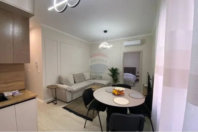 Tirane, jepet me qera apartament 1+1 Kati 3, 75 m² 550 € (Astir, Unaza e Re, River Residence)