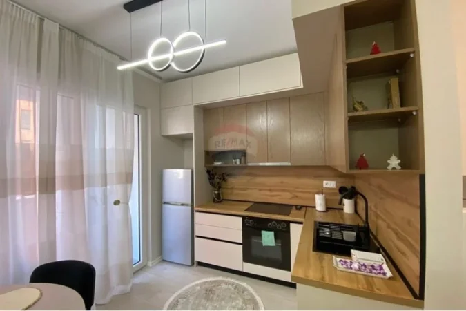 Tirane, jepet me qera apartament 1+1 Kati 3, 75 m² 550 € (Astir, Unaza e Re, River Residence)