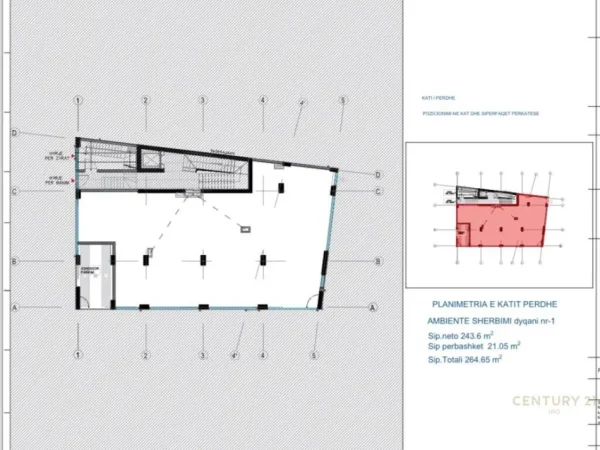 Tirane, shes ambjent biznesi , 265 m² 2.365.000 € (Rruga e Kavajës)