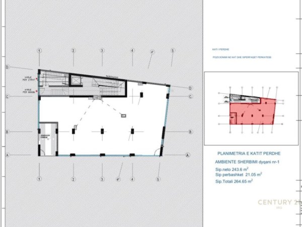 Tirane, jap me qera ambjent biznesi , 265 m² 10.000 € (Rruga e Kavajës)