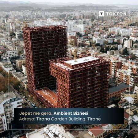 Tirane, jepet me qera ambjent biznesi Kati 1, 370 m² 6.000 € (Tirana Garden Building, Rruga e Kavajës, Tiranë, TT 1738)