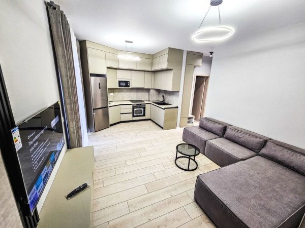 Tirane, jap me qera apartament 1+1+Ballkon Kati 3, 70 m² 59.000 lek (River Residence, Brenda Unazes se Re)