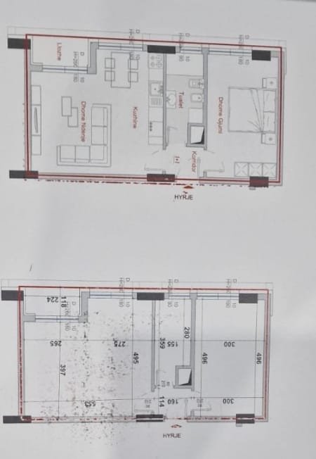 Tirane, shes apartament 1+1+Ballkon Kati 4, 68 m² 123.900 € (Bulevardi i Ri)
