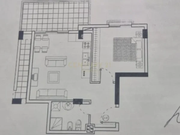 Tirane, shes apartament 1+1 , 75 m² 140.000 € (Kodra e Diellit)