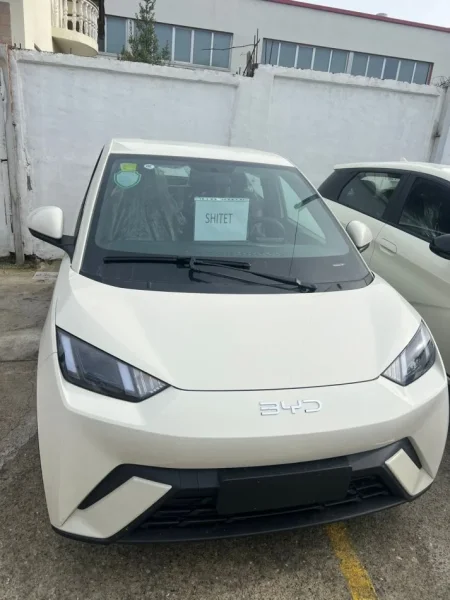 Tirane, shes makine elektrike BYD Elektrike, gri metalizato automatik Klima