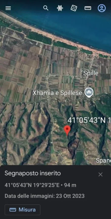 Durres, shitet toke , 6.400 m² 60.000 € (spille)