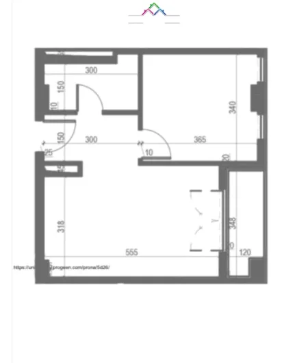 Tirane, shes apartament 1+1+Ballkon Kati 2, 60 m² 64.000 € (univers city)