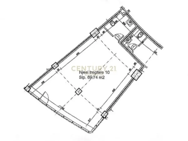 Tirane, jap me qera ambjent biznesi , 70 m² 2.500 € (Lake View Residences, Liqeni i Tiranës)