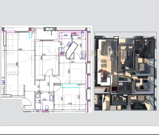 Tirane, shes apartament 3+1 , 153 m² 445.440 € (Rruga e Kosovarëve)