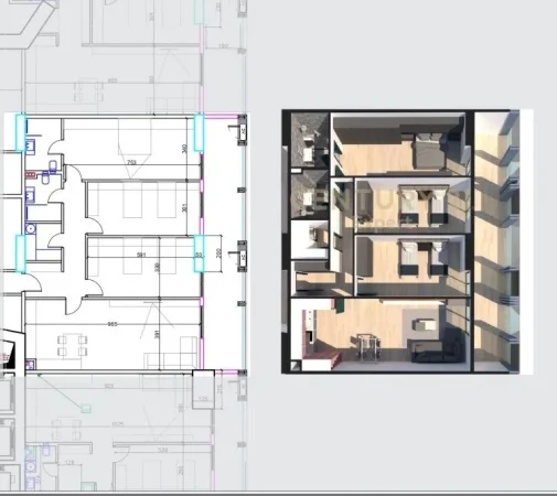 Tirane, shes apartament 3+1+3 , 219 m² 635.390 € (Rruga e Kosovarëve)