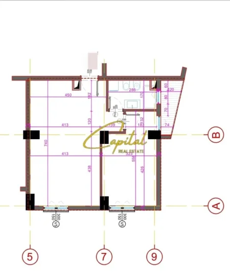 Tirane, shitet apartament 1+1 Kati 2, 65 m² 104.000 € (ASTIR)