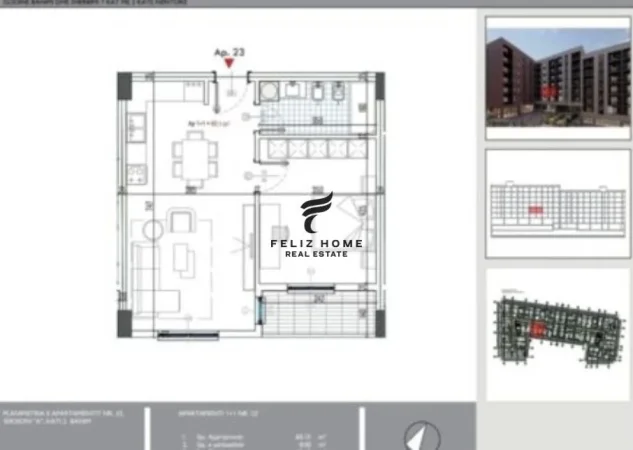 Tirane, shitet apartament 1+1+Ballkon Kati 4, 70 m² 66.224 € (PASKUQAN)