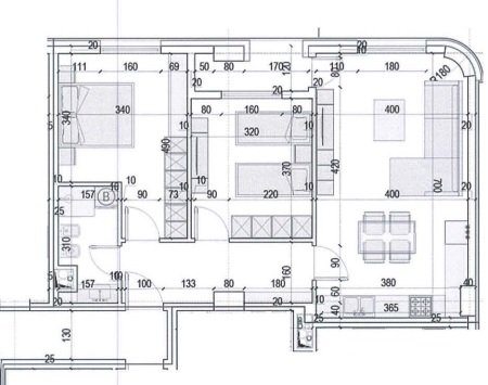 Tirane, shitet 2+1 Kati 7, 1.710 Euro/m2 - Ish-parku Corner Residence