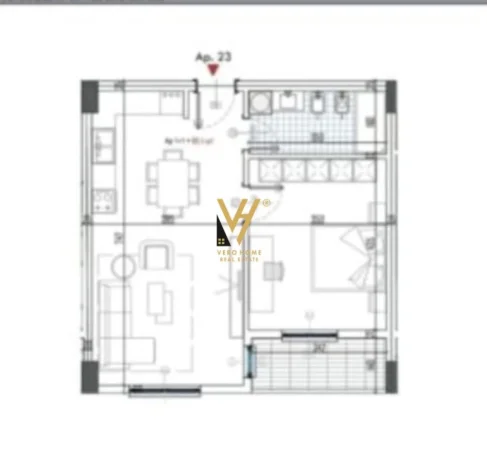 Tirane, shitet apartament 1+1+Ballkon Kati 4, 69 m² 66.500 € (PASKUQAN)