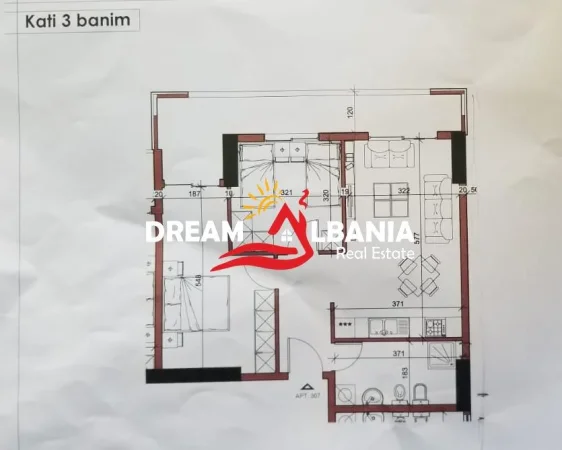 Tirane, shitet apartament 2+1 Kati 3, 90 m² 165.000 € (Golden Park)