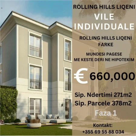 Tirane, shitet 3 Katshe Kati 3, 271 m² 660.000 € (Rolling Hills Liqeni / Farke)