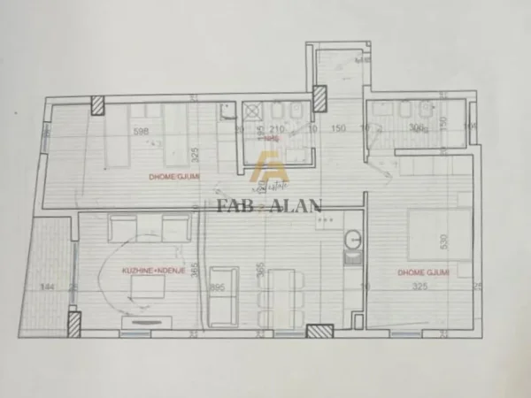 Tirane, shitet apartament 2+1+2 Kati 1, 121 m² 218.000 € (Porcelan)