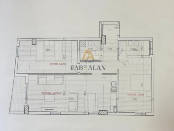 Tirane, shitet apartament 2+1+2 Kati 2, 121 m² 218.000 € (Porcelan)