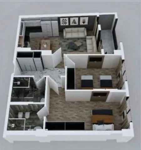 Tirane, shitet apartament 2+1 , 106 m² 191.000 € (Stacioni i Trenit)