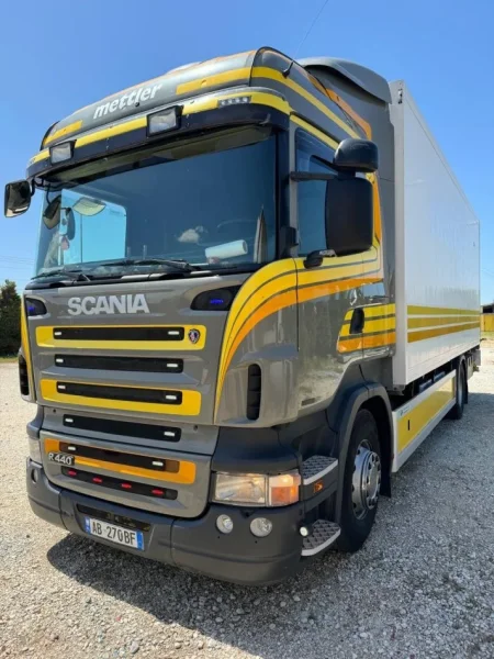 Fier, shes Frigorifer Scania R440 2008 Nafte, gri metalizato automatik Kondicioner 100.000 km