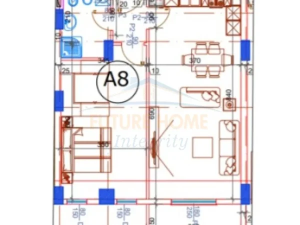 Tirane, shitet apartament 1+1+Ballkon , 83 m² 91.795 € (Paskuqan)