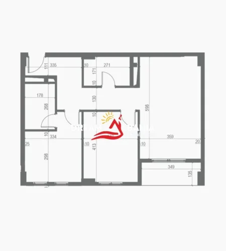 Tirane, shitet apartament 2+1 Kati 2, 96 m² 94.700 € (univers city)