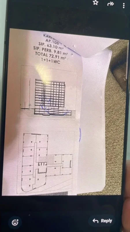 Tirane, shitet apartament 1+1 Kati 8, 119.000 € 