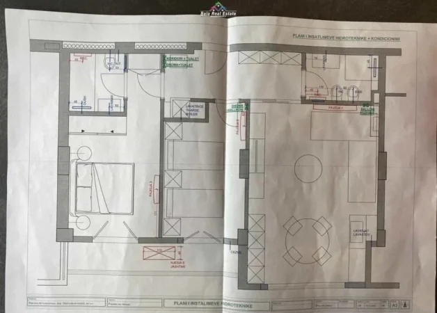Tirane, shes apartament 2+1 Kati 5, 107 m² 300.000 € (PAZARI I RI)