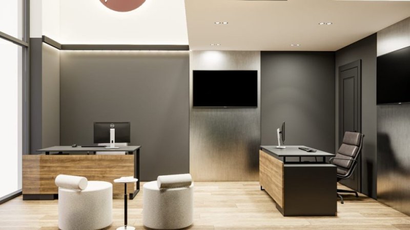 Tirane, jepet me qera ambjent biznesi Kati 2, 50 m² 2.700 € (KINOSTUDIO)