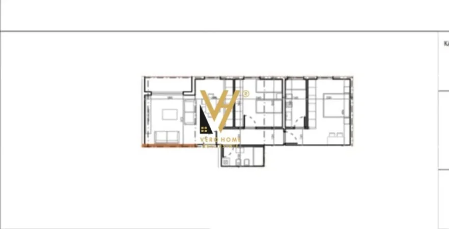 Tirane, shitet apartament 2+1+Ballkon Kati 1, 108 m² 184.300 € (SAUK)