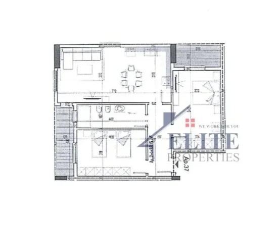 Tirane, shitet apartament 2+1+Ballkon Kati 6, 112 m² 81.599 € (Kamez)