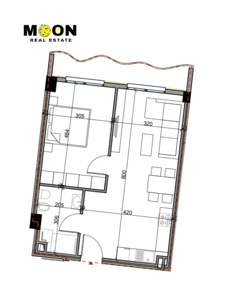 Tirane, shitet 1+1 , 73 m² 