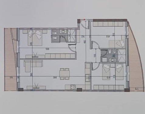 Tirane, shitet apartament 3+1+BLK Kati 4, 150 m² 235.600 Euro (Mine Peza)