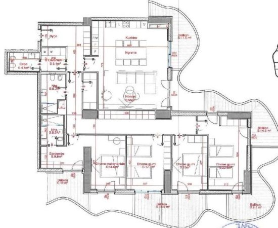 Tirane, shitet apartament 4+1+BLK Kati 5, 337 m² 1.178.975 Euro/m2 (Rruga e Elbasanit)
