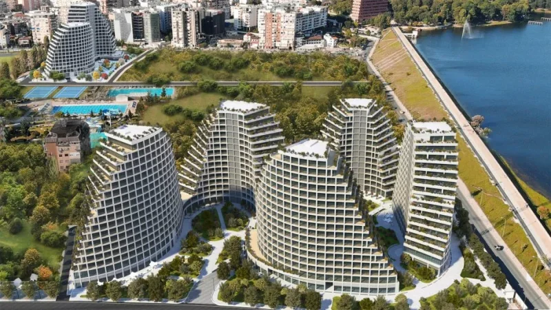 Tirane, jepet me qera ambjent biznesi , 186 m² 4.000 € (Lake View)