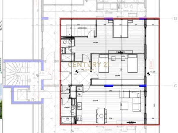 Tirane, shes apartament 2+1+Aneks+Ballkon Kati 2, 166 m² 377.000 € (KREA RESIDENCE)