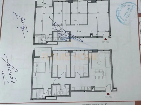Tirane, shitet apartament 3+1 Kati 8, 103 m² 152.750 € (5 MAJI)   OPP41694