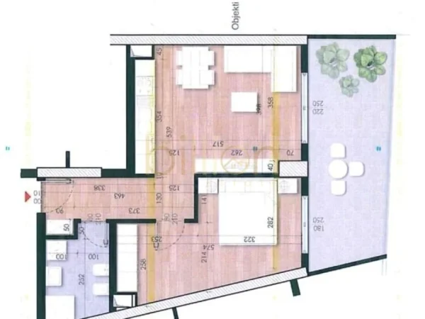 Tirane, shitet apartament 1+1 Kati 4, 84 m² 127.5000 EURO (Ish Fusha Aviacionit, Tirana, Albania)