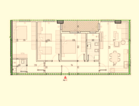Tirane, shes apartament 3+1+Ballkon Kati 1, 127 m² 135.000 € (British Residence, Paskuqan)