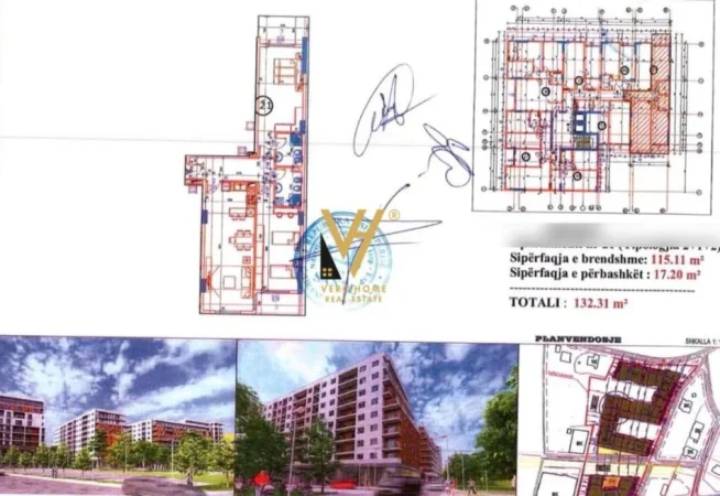 Tirane, shitet apartament 2+1+Ballkon Kati 4, 132 m² 145.530 € (PASKUQAN)