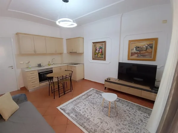 Tirane, jap me qera apartament 1+1+Ballkon Kati 2, 50 m² 500 € (Liqeni i Thate, Rruga Peti, afer Hotel Sokrati)