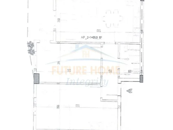 Tirane, shitet apartament 2+1 Kati 5, 102 m² 122.844 € (Paskuqan)