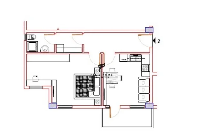 Tirane, shitet apartament 1+1+Ballkon Kati 2, 70 m² 120.000 € (SELITE)