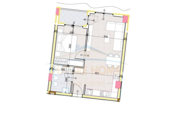 Tirane, shitet apartament 1+1 Kati 7, 71 m² 70.900 € (Paskuqan)