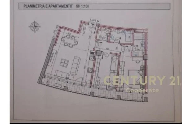 Tirane, shes apartament 2+1+2 , 119 m² 443.900 € (Lake View Residence, Liqeni i Tiranës)