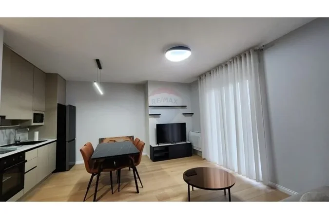 Tirane, jepet me qera apartament 1+1 Kati 5, 61 m² 600 € (Prane Shkolles sr Baletit)