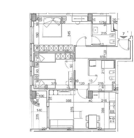 Tirane, shitet apartament 2+1+BLK Kati 3, 104 m² 109.452 Euro (Astir)