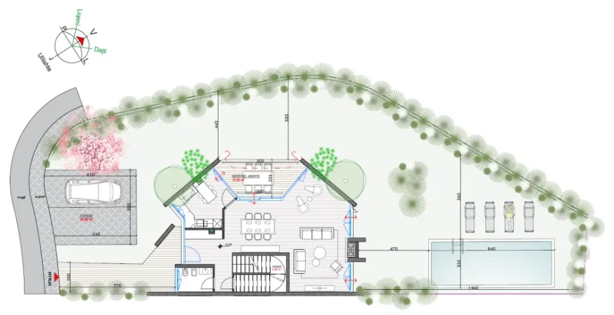 Tirane, shes Vile , 686 m² 1.800.000 € (Liqeni i Thatë)