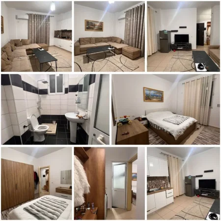 Tirane, jepet me qera apartament 1+1+Ballkon Kati 1, 70 m² 500 € (RRUGA 5 MAJI)